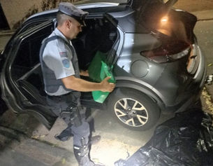 Motorista é detido em lavoura de trigo após abandonar carro com mais de 300 kg de maconha