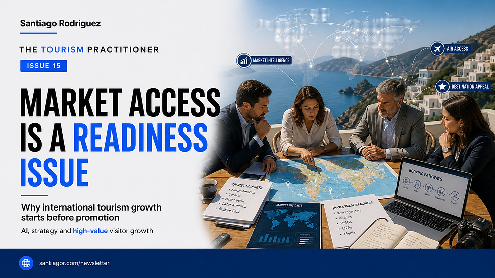 Issue 15 cover for The Tourism Practitioner: Market Access Is a Readiness Issue