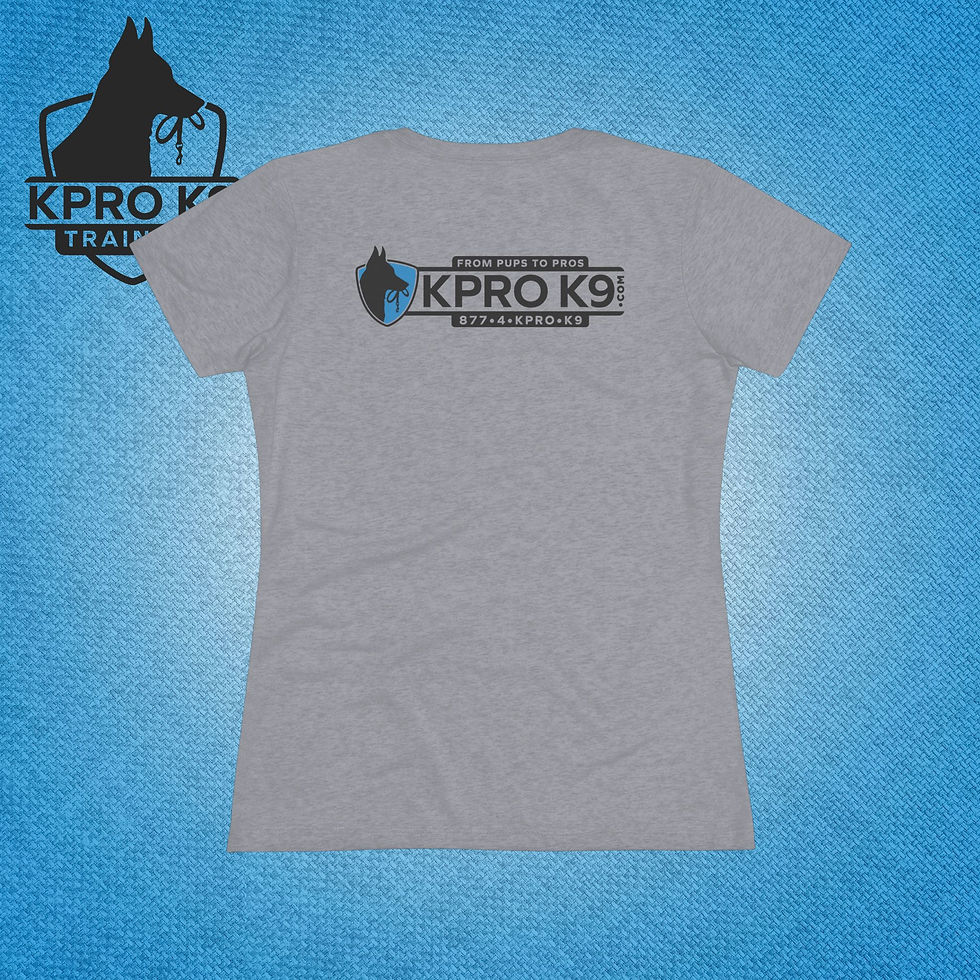 Thumbnail: Ladies Tri-Blend Tee | KPro K9 Uniform Wear