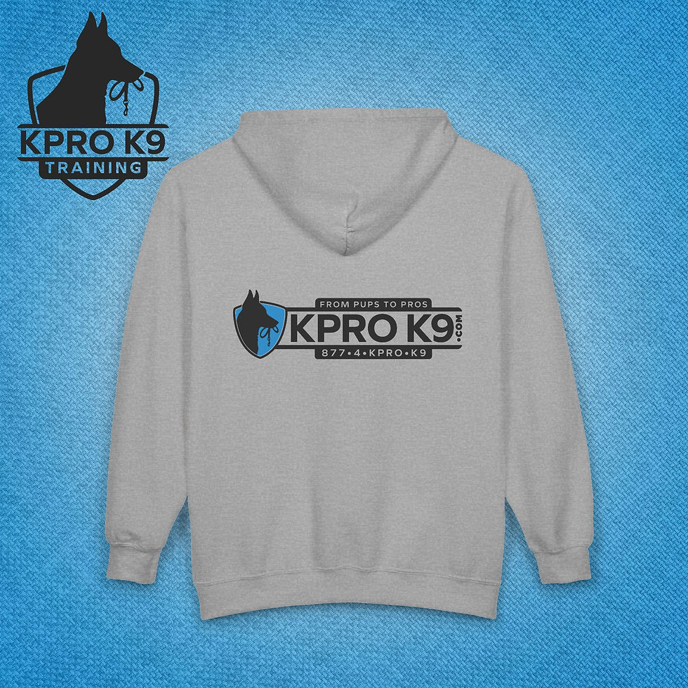 Thumbnail: Full Zip Unisex Hoodie | KPro K9 Uniform Wear