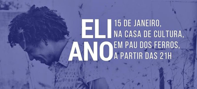 Cantor Eliano Silva lançará seu disco em show na cidade de Pau dos Ferros