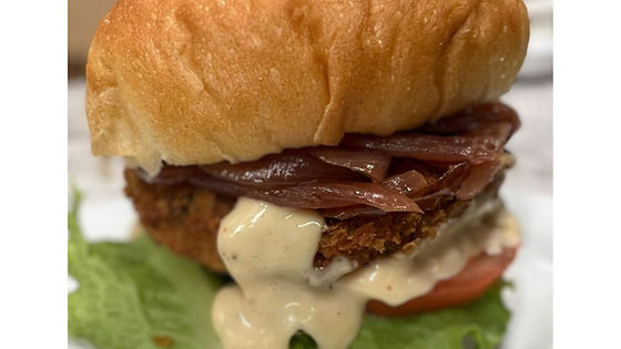 Stuffed Cheesy Portobello Burger