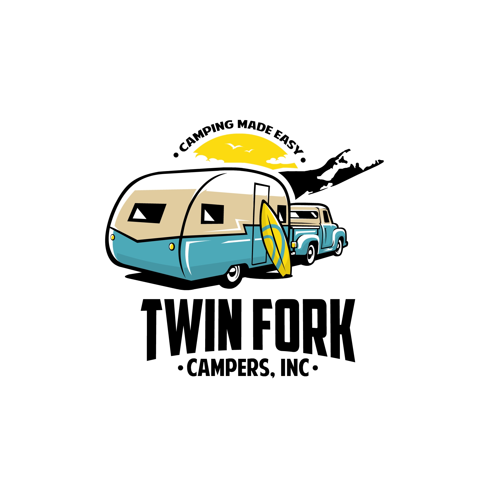 Twin Fork Campers, Inc. logo