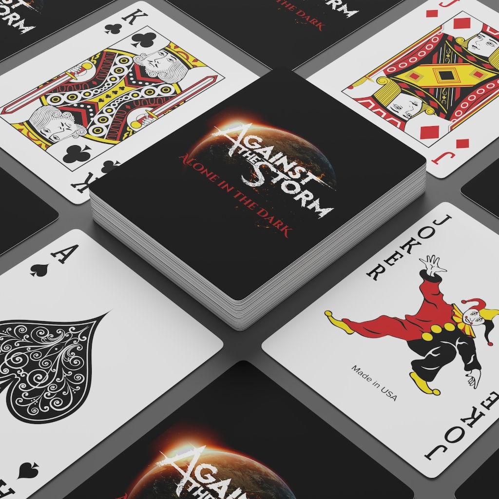 Against the Storm "Alone in the Dark" Poker Cards