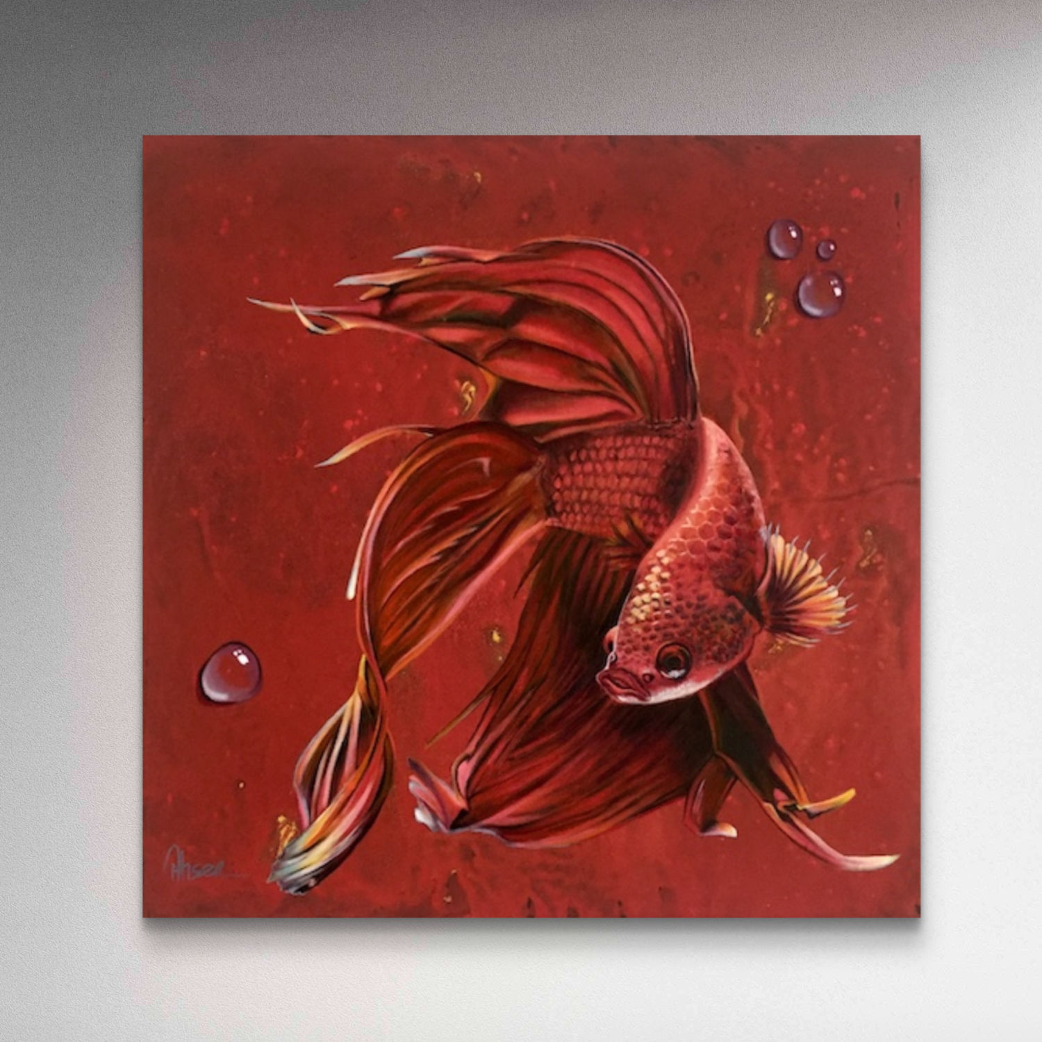 PHONIX - Mixed Media Painting