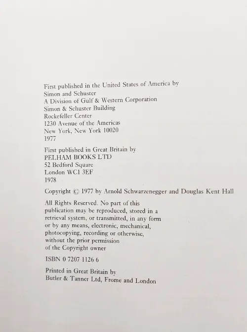 Miniatura: Arnold: The Education of a Bodybuilder by Arnold Schwarzenegger