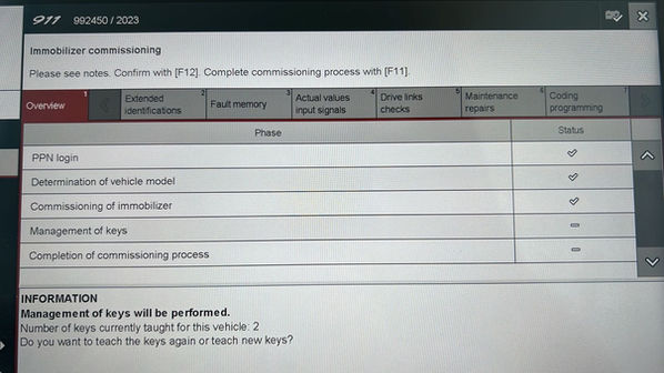 Positive feedback ✅. Programming DME+PDK+All drive and immobilizer adaptation 992 turbo S - 2023