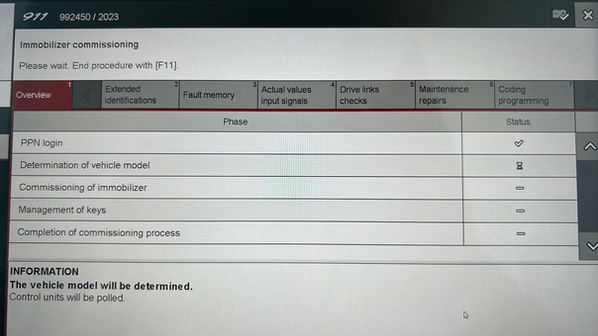 Job done ✅.
Reprogramming, coding and immobilizer adaptation
a TCU for a 992 turbo S - 2023