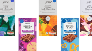 Tesco debuts ten new chocolate bars