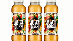 Purity Soft Drinks debuts Juice Burst peach ice tea flavour