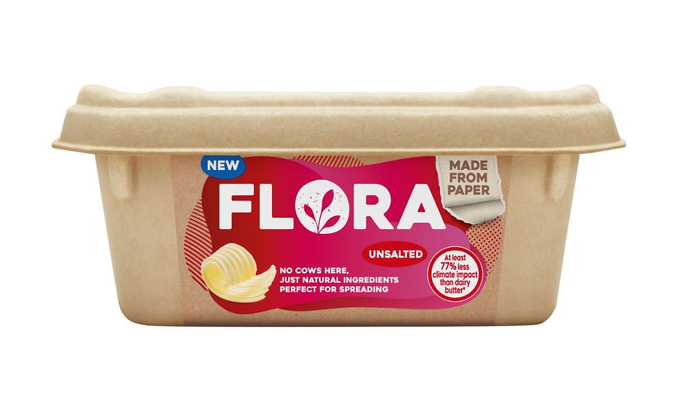 Upfield unveils plastic-free, recyclable tub for plant butters and spreads