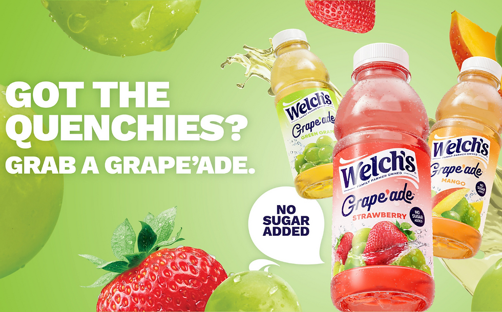 Welch’s launches new beverage made with niagara green grapes