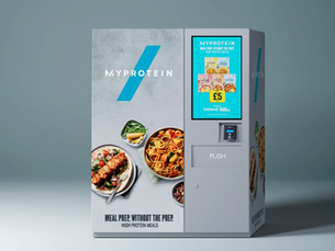 Iceland and Myprotein launch frozen protein meal vending machine