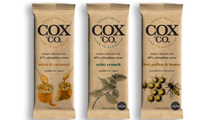 Cox & Co launches paper flow-wrapped chocolate packaging