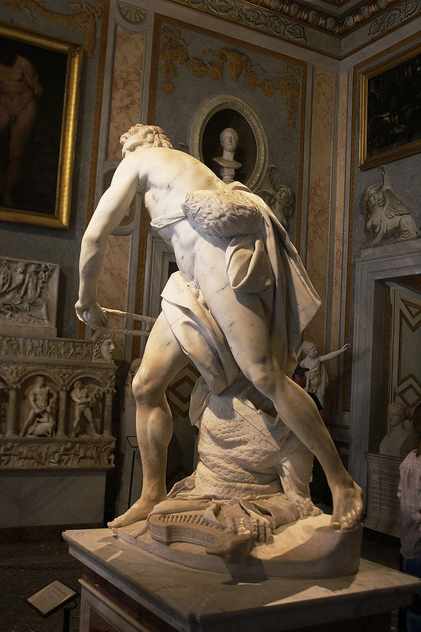 "David" Gian Lorenzo Bernini, Marble, 1623