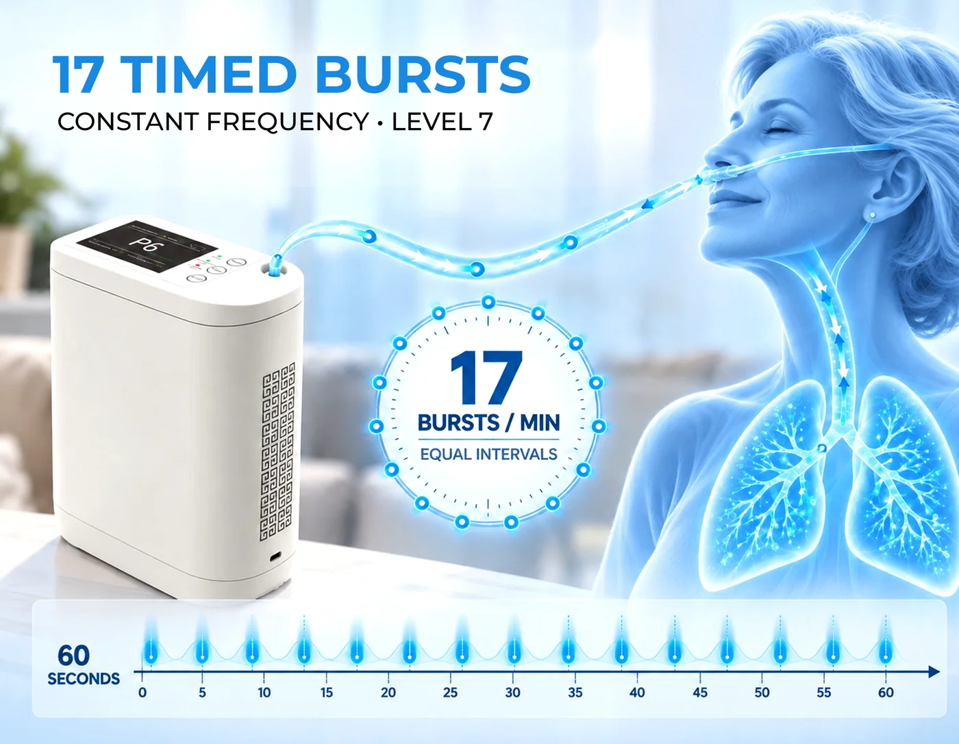 Constant Frequency: Oxygen on a Fixed Frequency