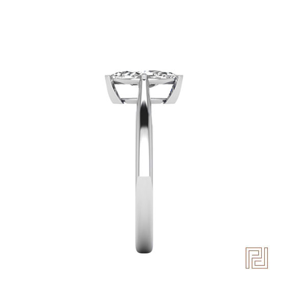 Thumbnail: Marquise Solitaire Diamond Engagement Ring