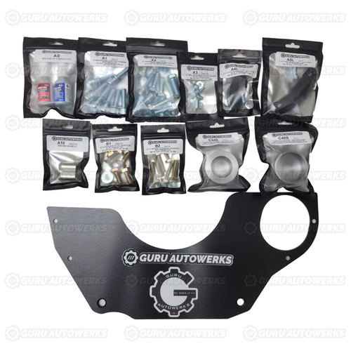 LS LT SB BB to 8HP Dodge Transmission Adapter Kit - BMW E9x E8x