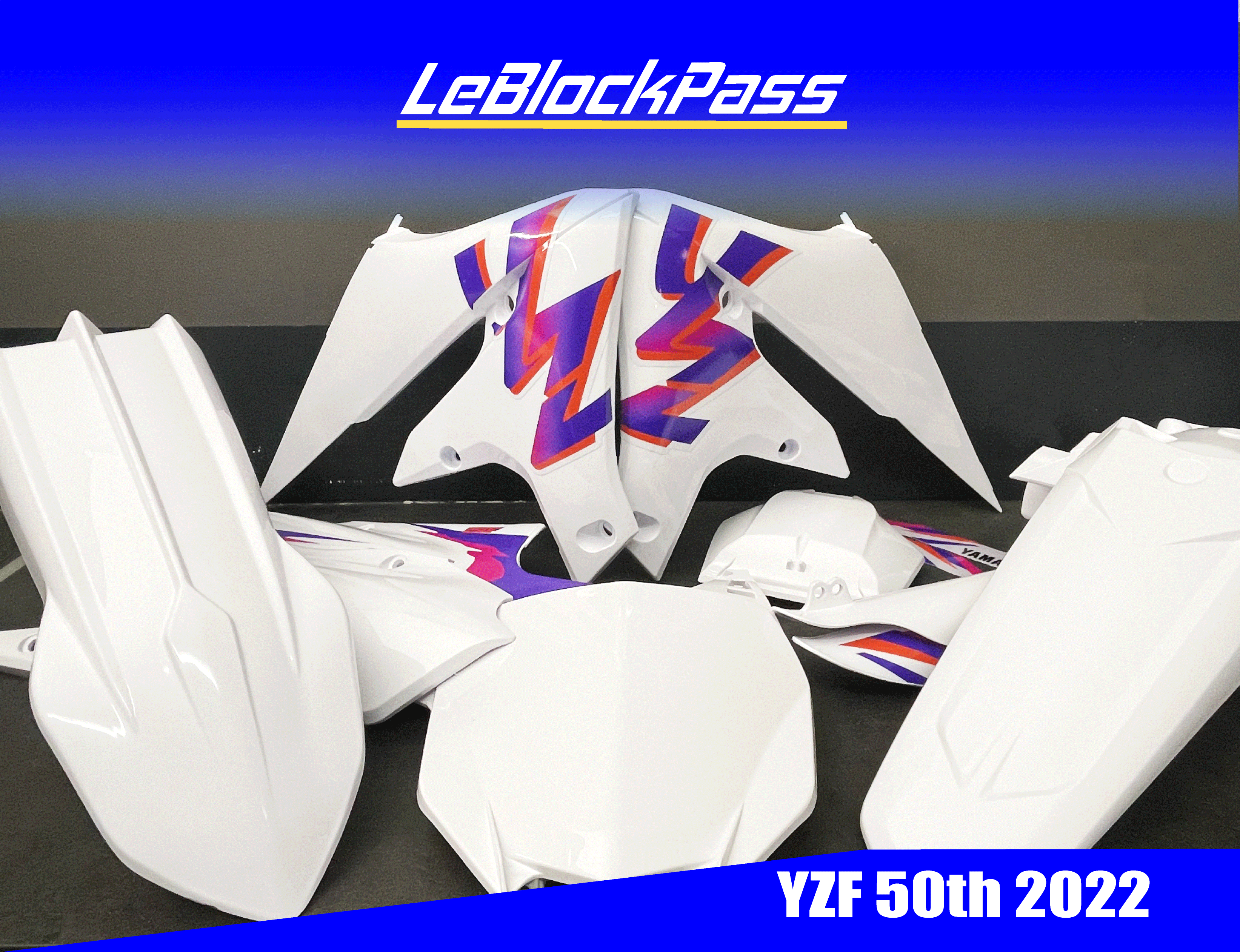 Kit plastique 50TH ANNIVERSARY YZF 250 (2019-2023) et 450 (2018-2022)