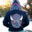 Thumbnail: "Ornate Bison" zip up jacket by Bioworkz