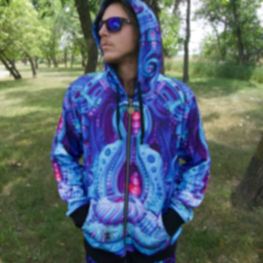 "Sanctum" Zip up by Ben Ridgway