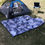Thumbnail: "Cascade of Abstraction" Sleeping bag art by Ben Ridgway