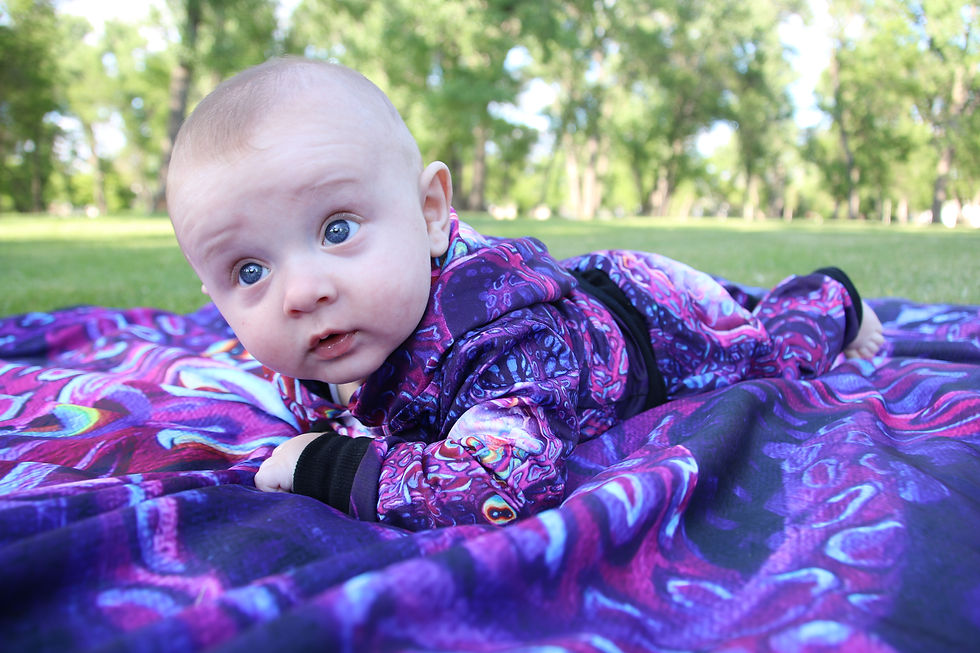 Thumbnail: Mini Visions Hoodie and Sogger Set 'Lotus' by Jonathan Solter