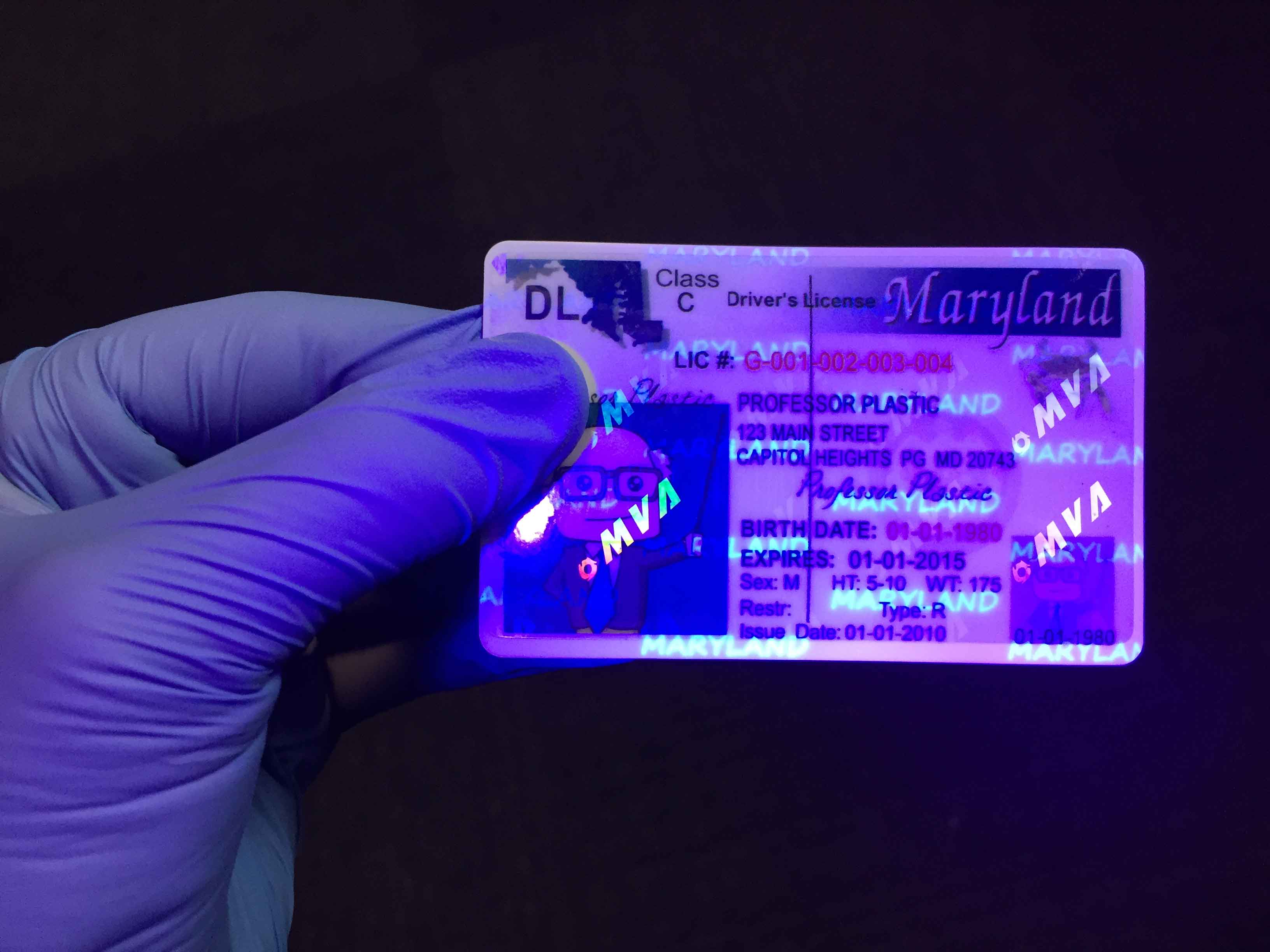 fake id uv light