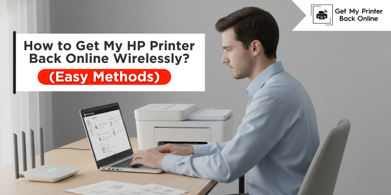 How to Get My HP Printer Back Online Wirelessly? (Easy Methods)