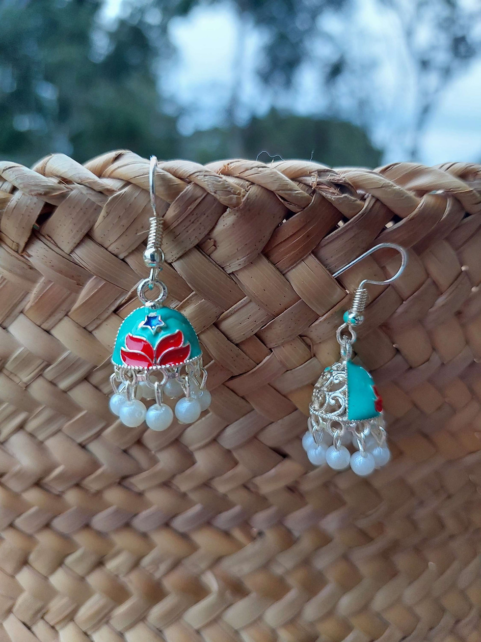 Thumbnail: Meenakari Earrings