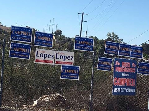 Election Sign Discussion on 12/13 Council Agenda