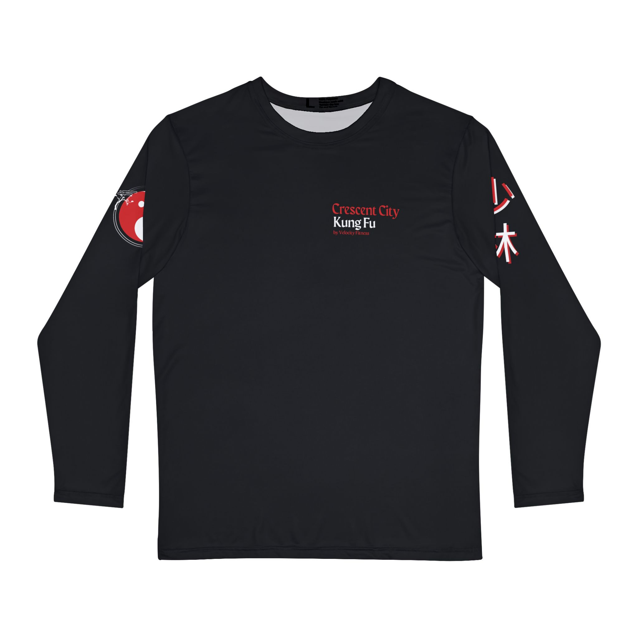 Crescent City Kung Fu Long Sleeve Shirt — Yin Yang Shaolin Martial Arts Tee