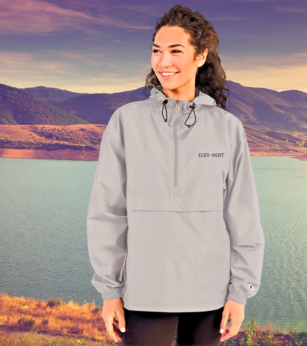 Elev-8ght Embroidered Packable Jacket