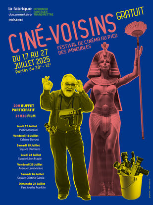 Ciné-Voisins 2025, festival de cinéma en plein air et gratuit du 17 au 27 juillet 2025.