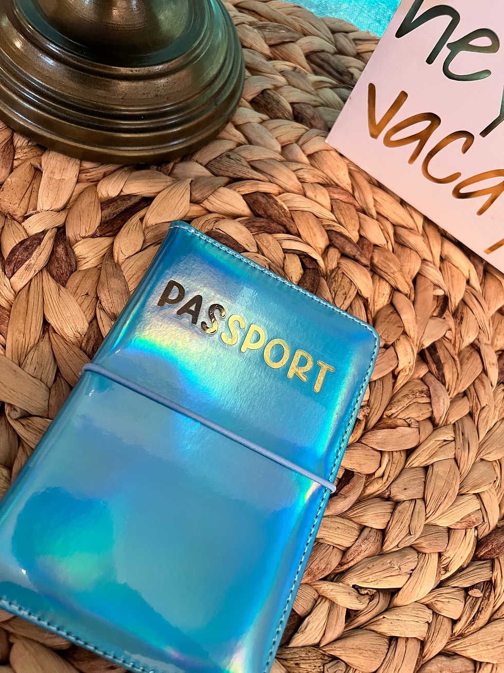 Thumbnail: Blue Hologram Passport Cover