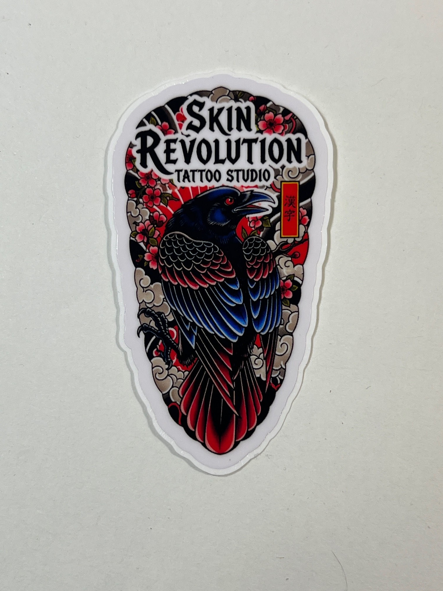 Irezumi Raven Sticker