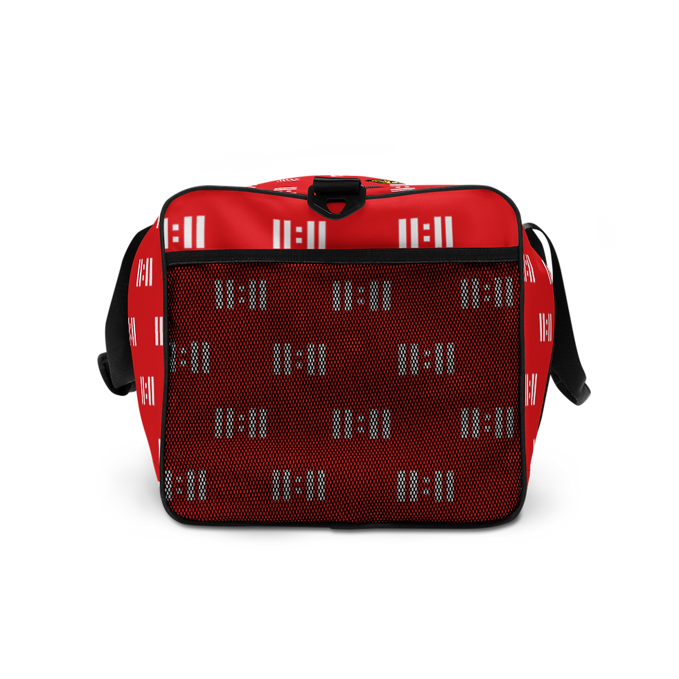 Thumbnail: 11|Eleven 8bit All Over Print Red Duffle bag