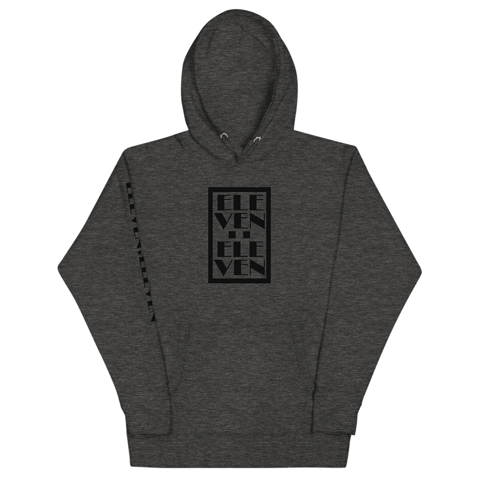 Thumbnail: 11|Eleven Quarantined Black Logo Hoodie