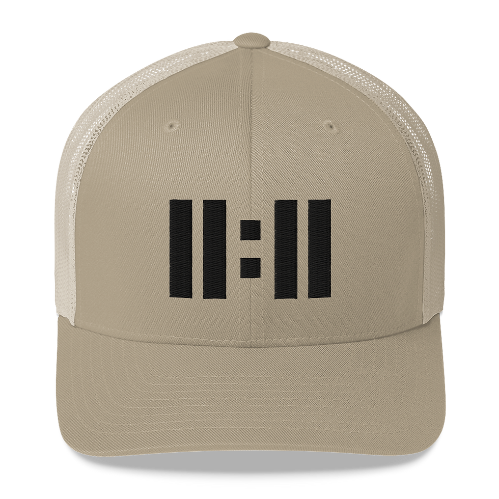 Thumbnail: 11|Eleven Black Logo Trucker Cap