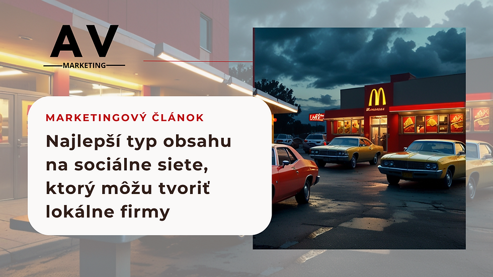 Najlepší typ obsahu na sociálne siete, ktorý môžu tvoriť lokálne firmy