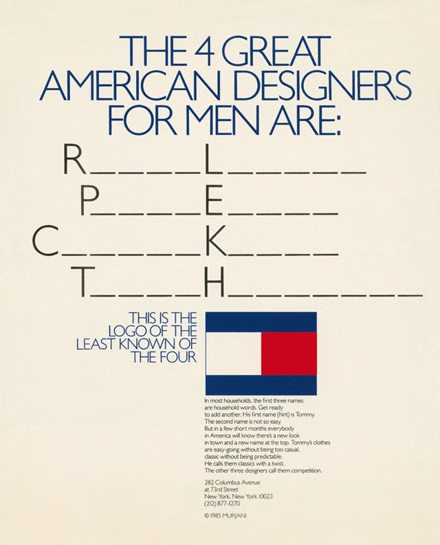 Tommy Hilfiger Famous Ad