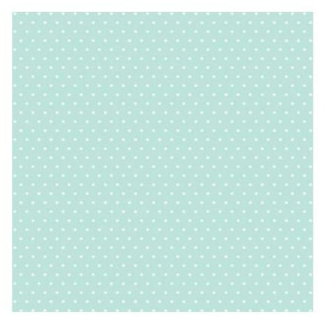 Core'dinations Core Basics Aqua Small Dot Patterned cardstock sheet