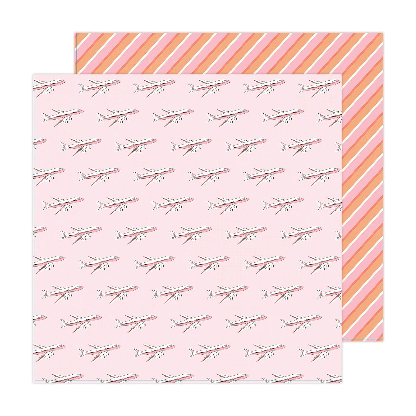 Maggie Holmes Round Trip Departure, 12"X12 patterned paper