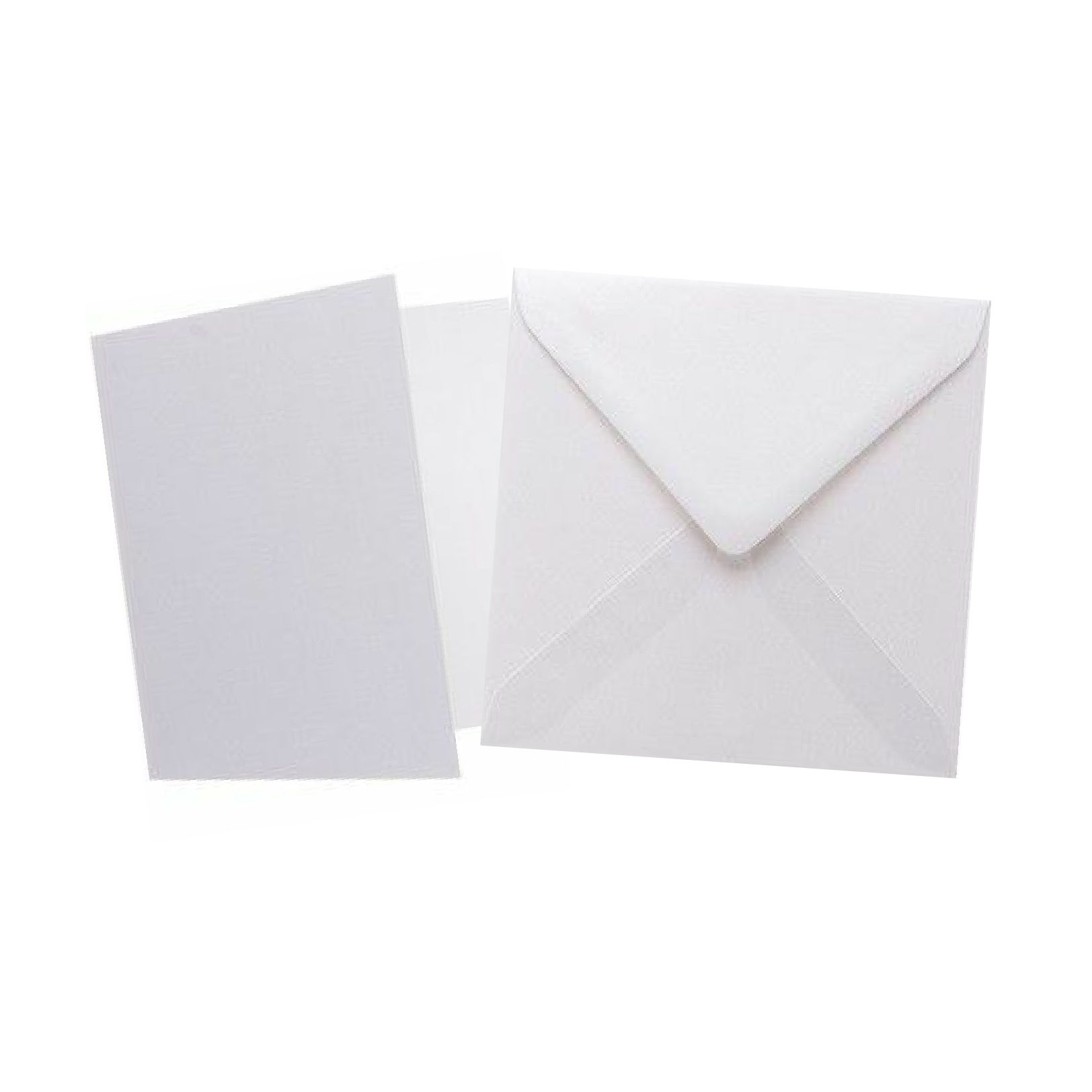 Cardmaking Blanks - white square cards and envelopes