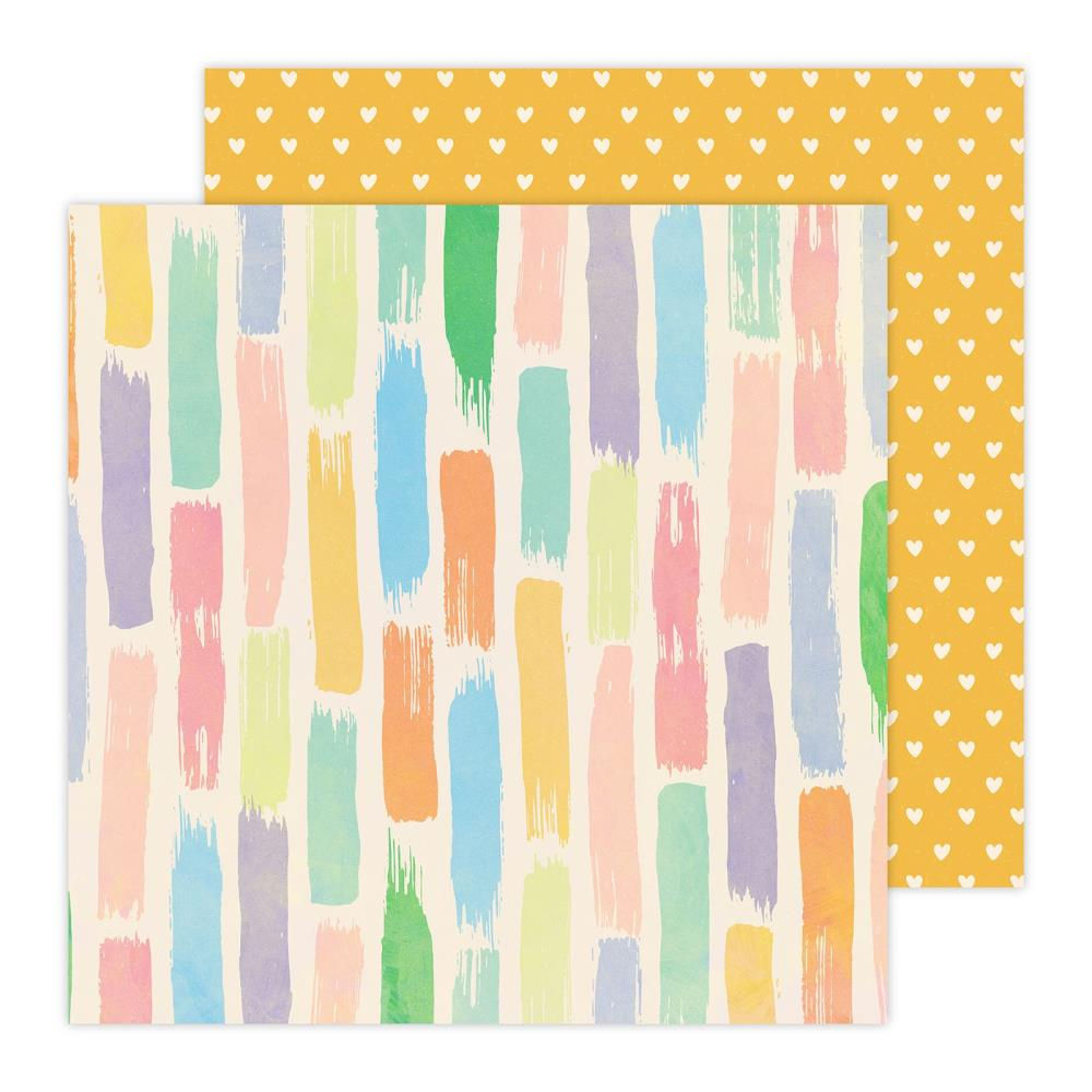 Create Joy #8 12 x12 Patterned paper sheet