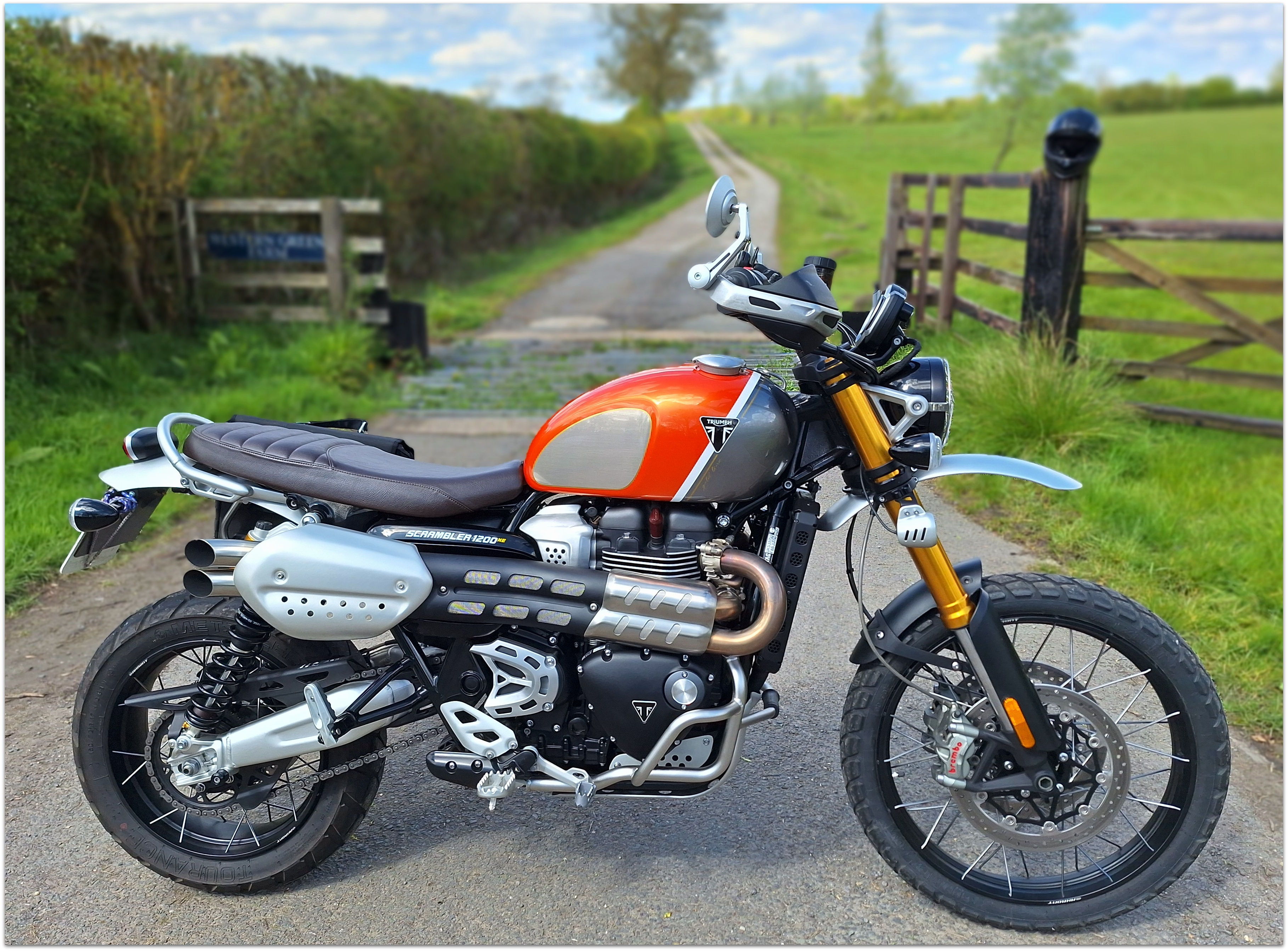 SOLD - 2022 Triumph 1200 Scrambler XE "Goldline"