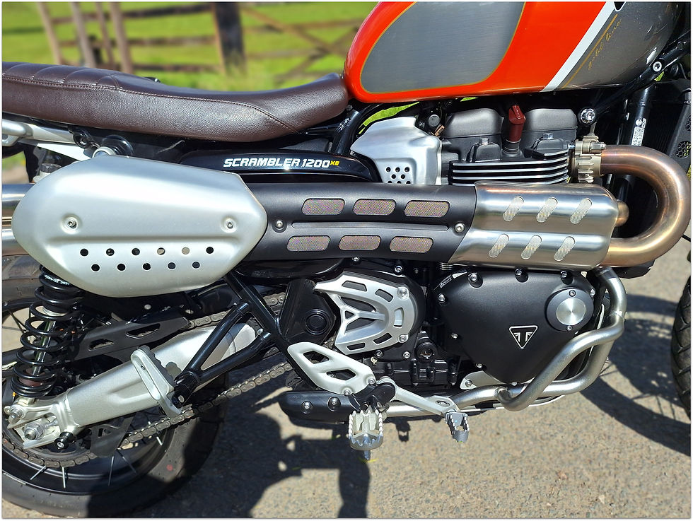 Thumbnail: SOLD - 2022 Triumph 1200 Scrambler XE "Goldline"