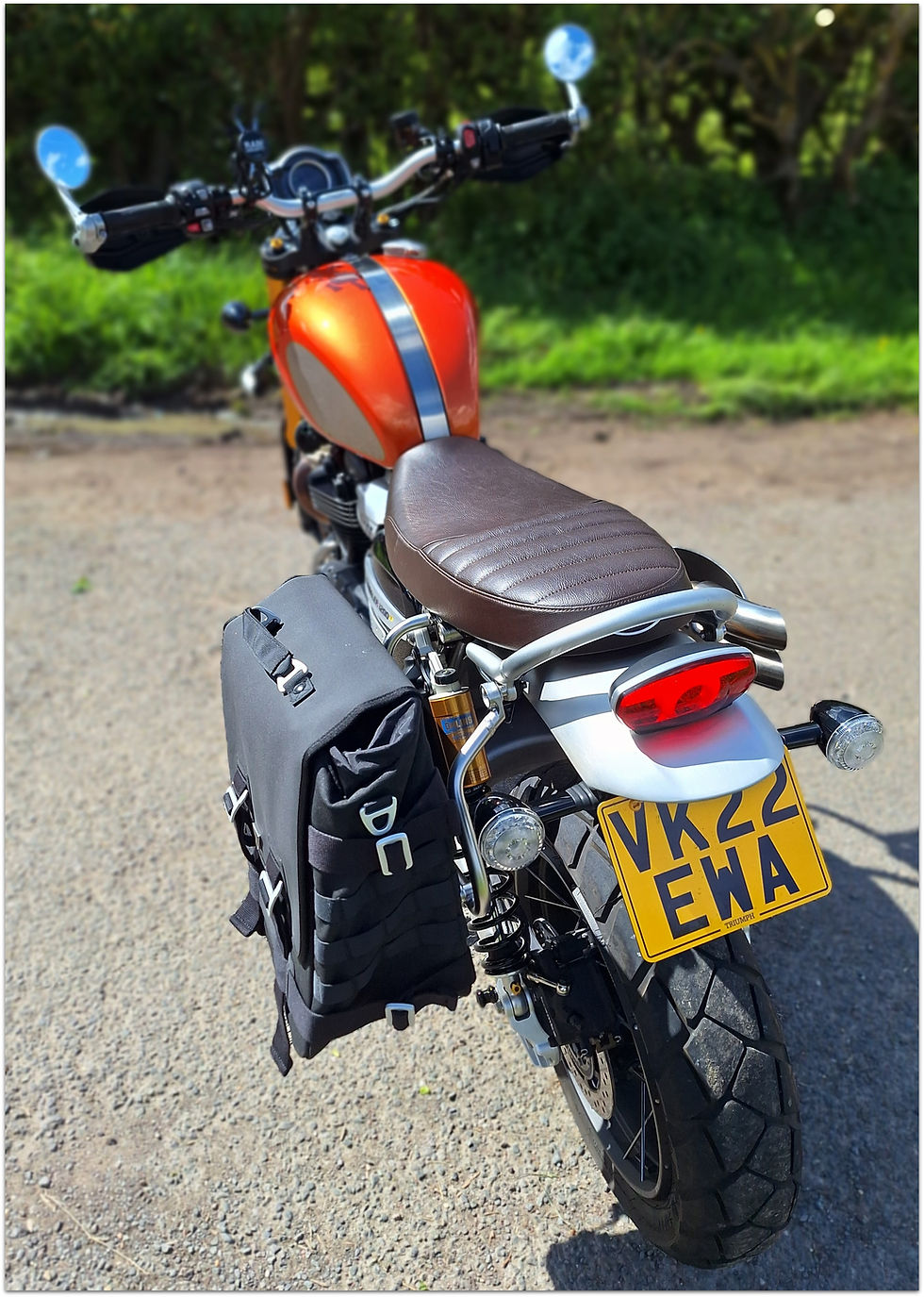 Thumbnail: SOLD - 2022 Triumph 1200 Scrambler XE "Goldline"