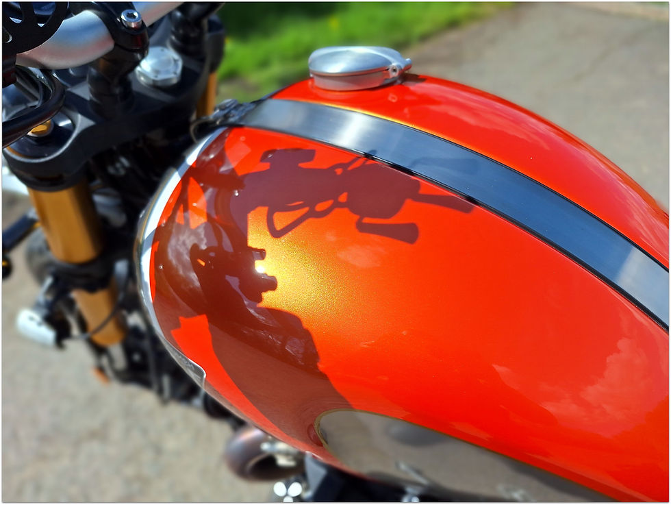 Thumbnail: SOLD - 2022 Triumph 1200 Scrambler XE "Goldline"