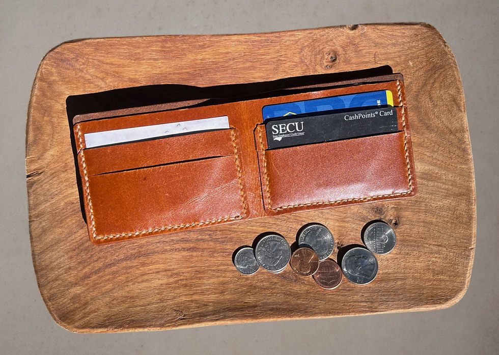 Thumbnail: Bi-Fold Leather Wallet